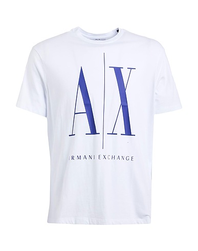 ARMANI EXCHANGE T-Shirt ICON PERIOD Weiß 100% Baumwolle