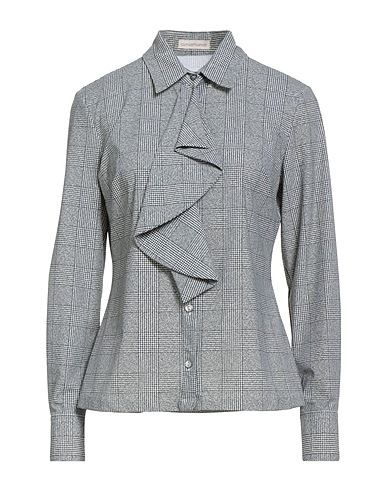 CAMICETTASNOB Patterned shirts & blouses Sage green 76% Polyamide, 24% Elastane