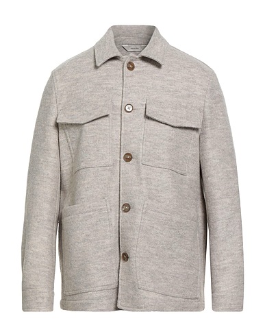PAOLONI Jacket Grey 100% Virgin Wool