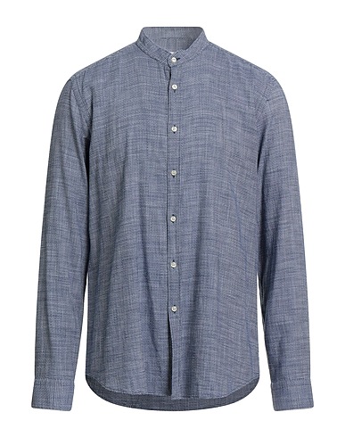 GMF 965 Patterned shirt Blue 100% Cotton