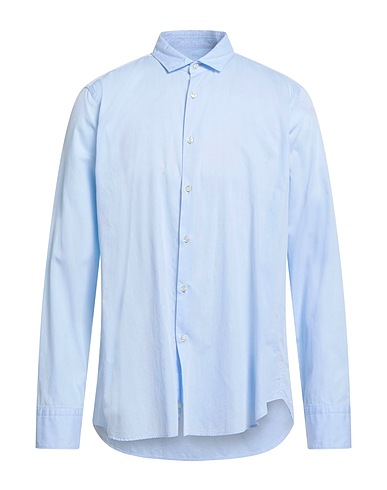 GMF 965 Solid colour shirt Sky blue 100% Cotton