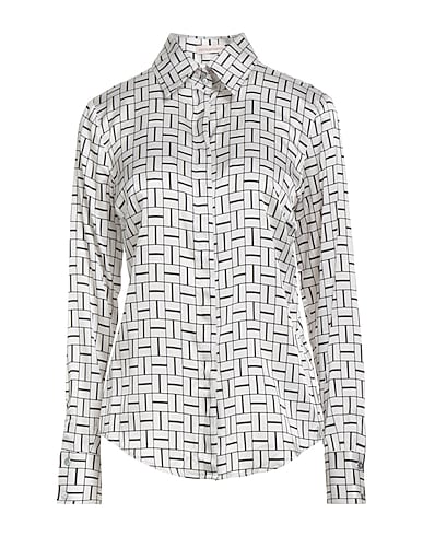CAMICETTASNOB Patterned shirts & blouses 59% Viscose, 33% Silk, 8% Elastane