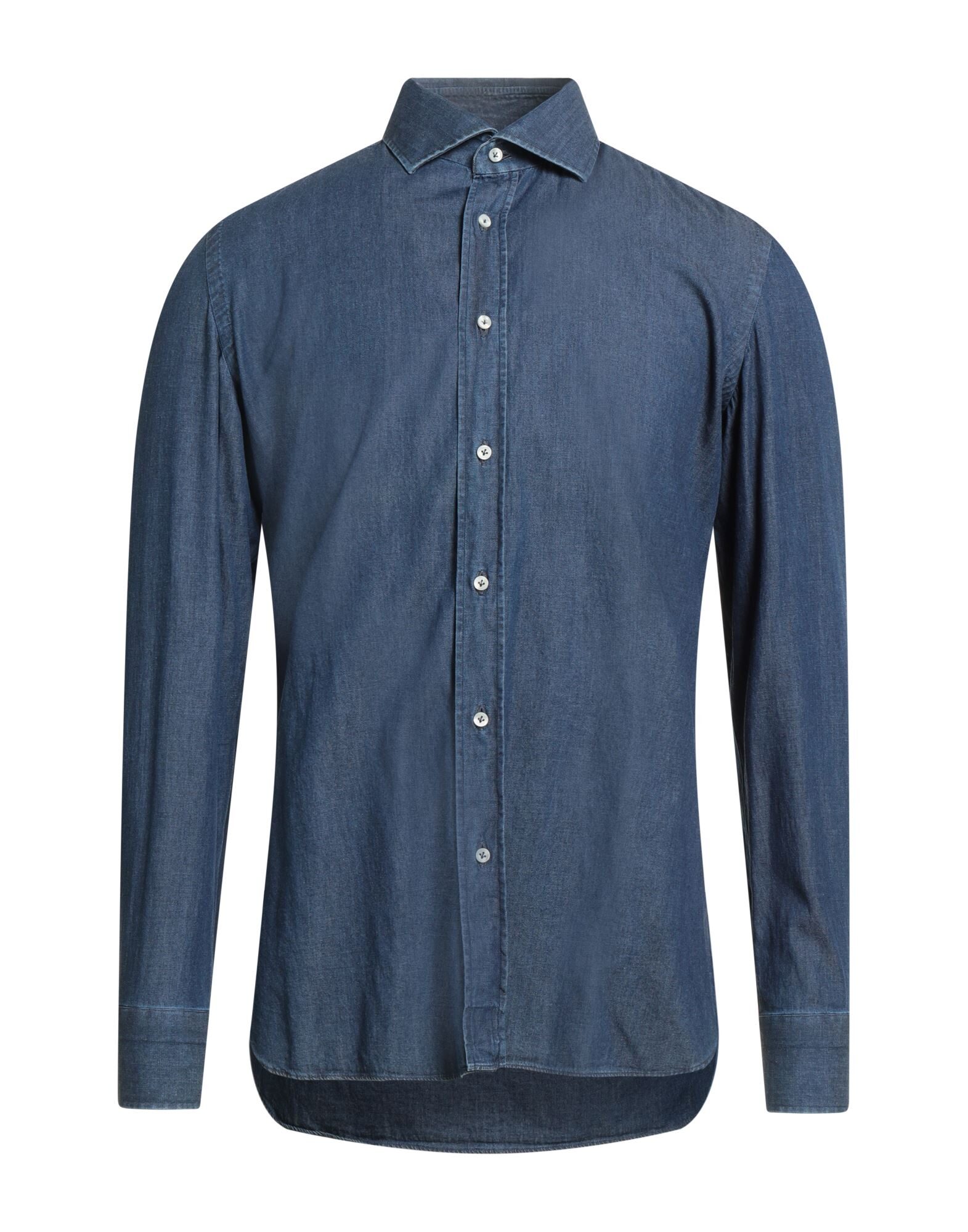 LUIGI BORRELLI NAPOLI - Denim shirts