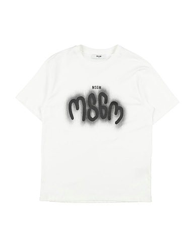 MSGM T-shirt KIDS Λευκό 100% Βαμβάκι