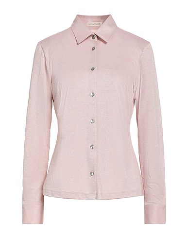 CAMICETTASNOB Solid color shirts & blouses Light pink 59% Viscose, 38% Lurex®, 3% Elastane