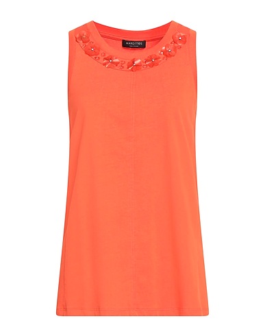 MARGITTES Top Orange 100% Cotton