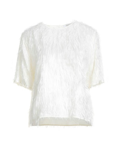 PESERICO Top EASY Ivory 58% Acetate, 42% Viscose