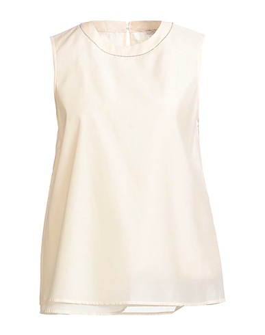 PESERICO Top Cream 67% Cotton, 33% Silk