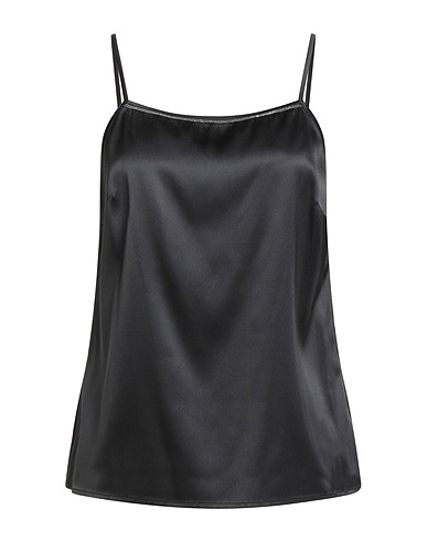 PESERICO Camisole Charcoal 97% Silk, 3% Elastane