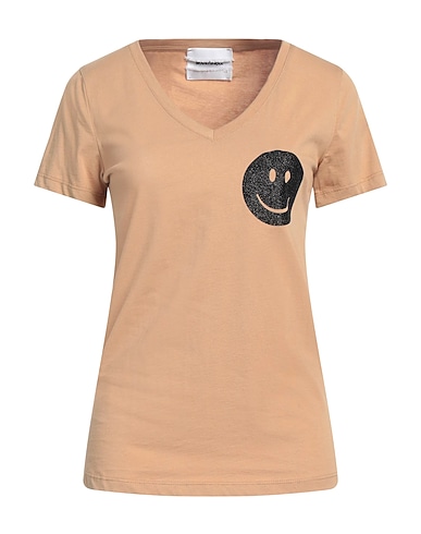 BRAND UNIQUE T-shirt Beige 100% Cotton