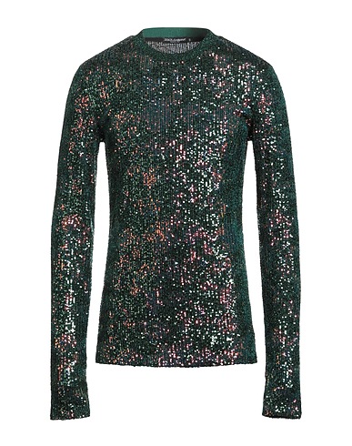 DOLCE&GABBANA Sweater Green 100% Polyester, Cotton, Viscose, Elastane
