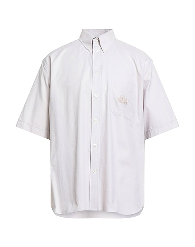 FENDI Einfarbiges Hemd GRIGIO CHIARO 100% Baumwolle