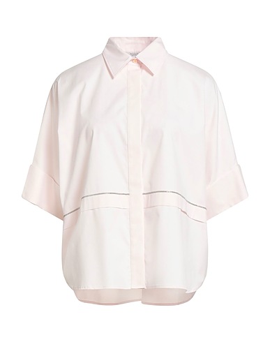 PESERICO Shirts Light pink 97% Cotton, 3% Elastane