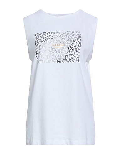 GAëLLE Paris T-shirt White 100% Cotton