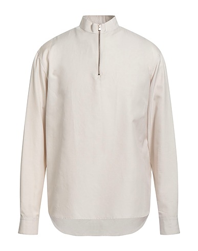 AGNONA Camicia tinta unita Off white 65% Cotone, 35% Seta