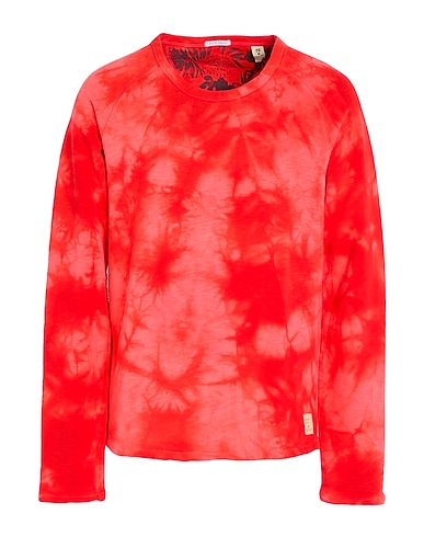 SCOTCH & SODA Sweatshirt Red 100% Cotton