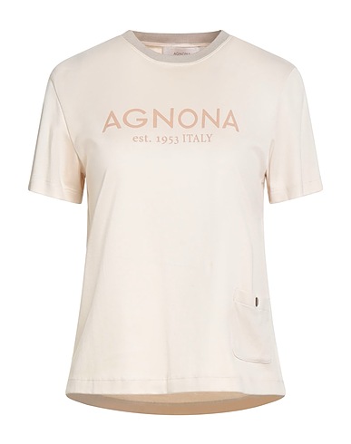 AGNONA T-shirt Beige 100% Cotton