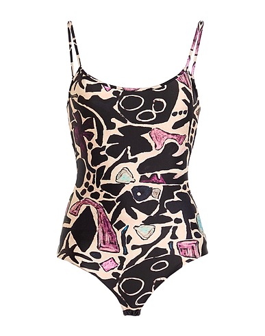 WEEKEND MAX MARA TOPWEAR PHANTASIE BY ARTHUR ARBESSER X WEEKEND MAX MARA Beige 80% Poliammide, 20% Elastan