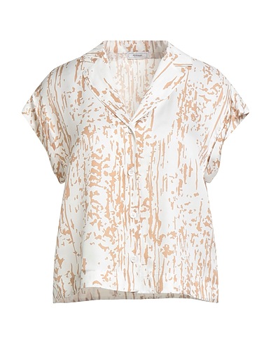 PESERICO Patterned shirts & blouses White 100% Rayon