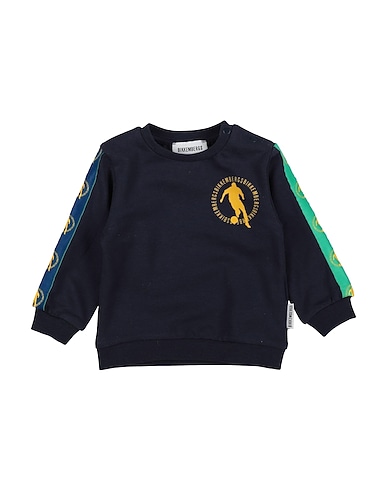 BIKKEMBERGS Felpa Blu notte 95% Cotone, 5% Elastan