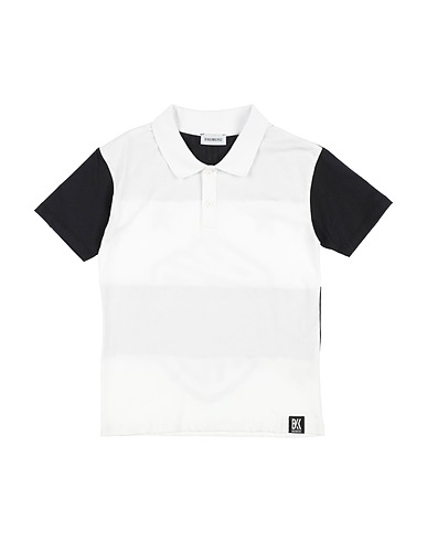 BIKKEMBERGS Polo shirt White 100% Cotton