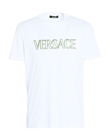 VERSACE T-shirt 100% Cotton, Viscose, Polyester
