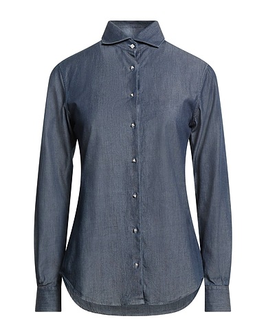 XACUS TOPS & TEES Blue 98% Cotton, 2% Polyamide