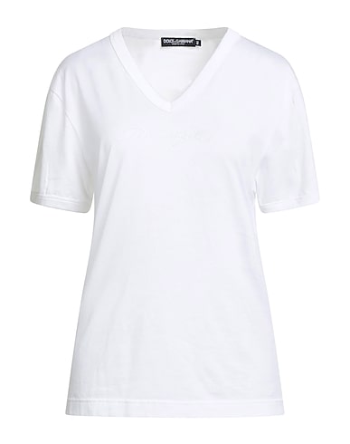DOLCE&GABBANA T-shirt Bianco 100% Cotone