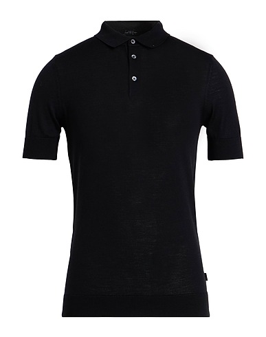 BOSS HUGO BOSS Pullover Schwarz 100% Schurwolle