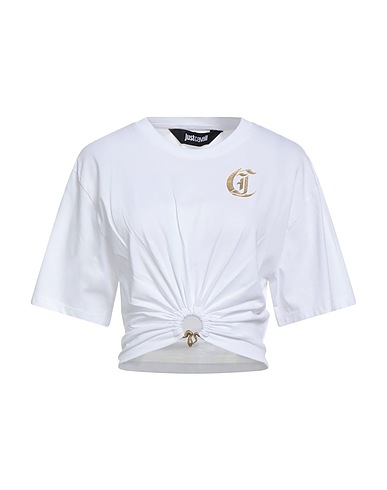 JUST CAVALLI T-shirt White 100% Cotton