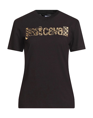 JUST CAVALLI T-shirt Black 100% Cotton
