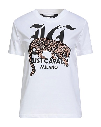 JUST CAVALLI T-shirt White 100% Cotton