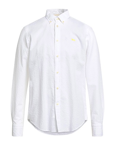 HARMONT & BLAINE Solid colour shirt White 100% Cotton