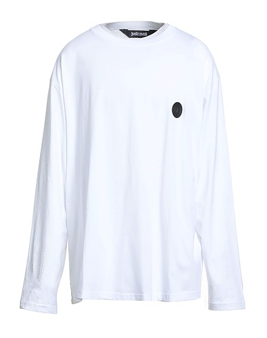 JUST CAVALLI Basic T-Shirt White 100% Cotton