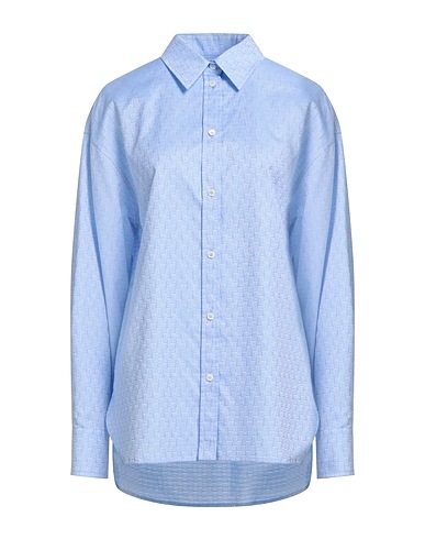 FERRAGAMO Patterned shirts & blouses Azure 100% Cotton