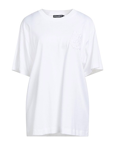 DOLCE&GABBANA T-shirt 100% Cotton, Polyester, Elastane