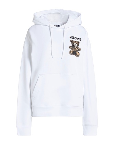MOSCHINO Hooded sweatshirt COUTURE White 100% Cotton