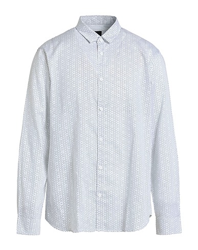 ARMANI EXCHANGE Patterned shirt White 100% Cotton