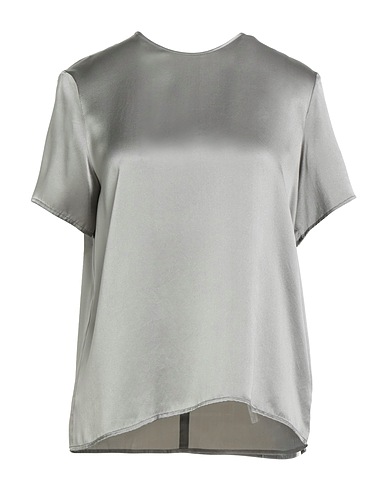 ERIKA CAVALLINI Silk top Grey 100% Silk