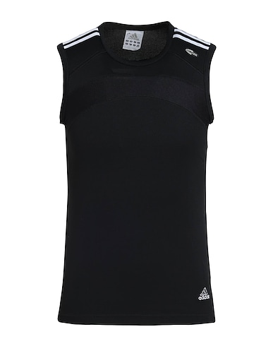 ADIDAS T-shirt Μαύρο 100% Πολυεστέρας