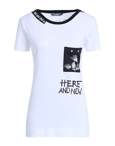 DOLCE&GABBANA T-shirt 100% Cotton, Polyester, Viscose