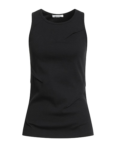 GAUCHERE Canotta Nero 95% Cotone, 5% Elastan