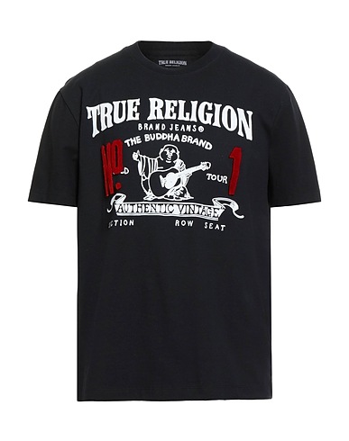 TRUE RELIGION T-shirt Black 100% Cotton