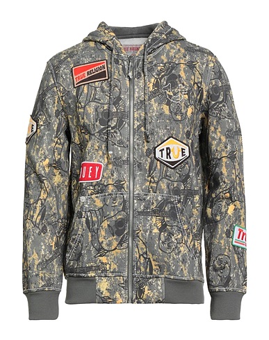 TRUE RELIGION Hoodie Grau 60% Baumwolle, 40% Polyester
