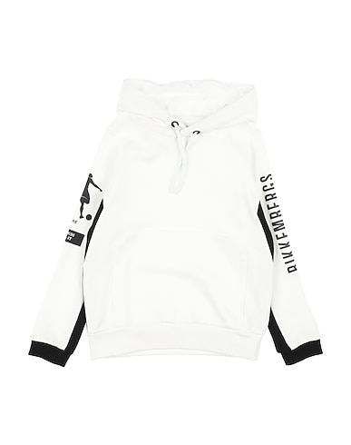 BIKKEMBERGS Sweatshirt JUNIOR White 100% Cotton