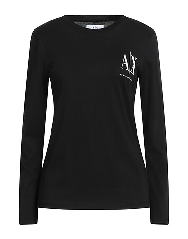 ARMANI EXCHANGE T-Shirt Schwarz 100% Baumwolle
