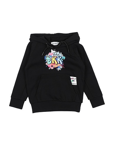 BIKKEMBERGS Sweatshirt Black 80% Cotton, 20% Polyester
