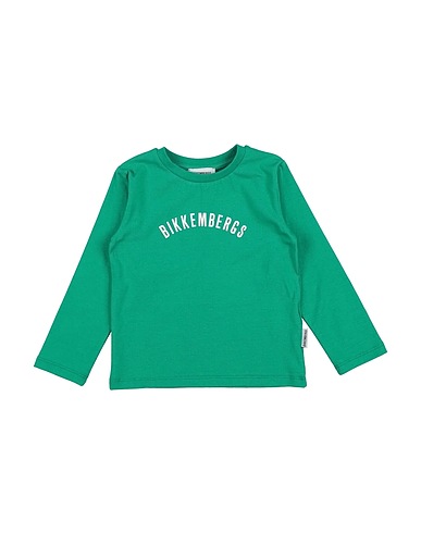 BIKKEMBERGS T-shirt JUNIOR Green 100% Cotton