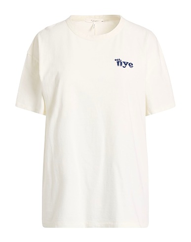 RAG & BONE Basic T-Shirt Elfenbein 100% Baumwolle