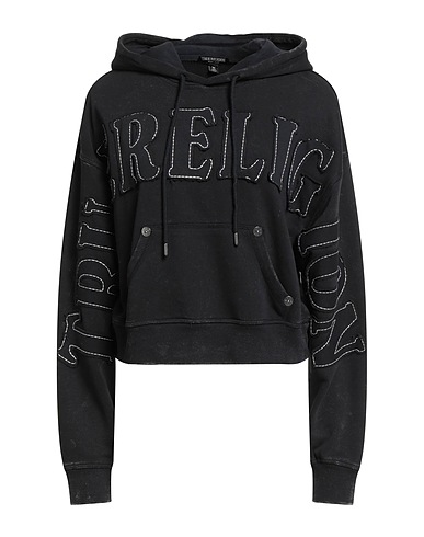 TRUE RELIGION Felpa Nero 88% Cotone, 12% Poliestere